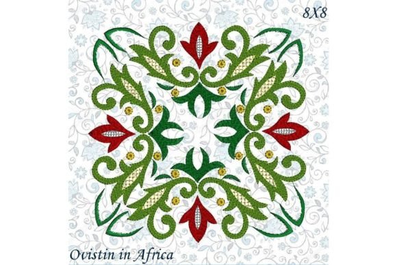 Christmas Quilt Block 3: A Festive Embroidery Design for Holiday Magic
