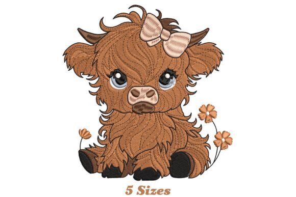 Cute Baby Highland Cow: A Charming Addition to Personalized Gifts