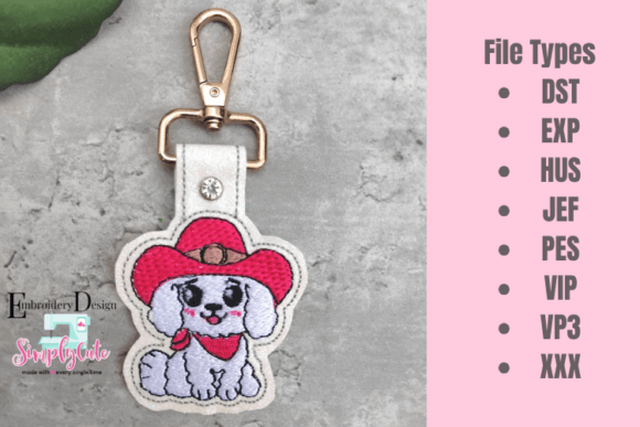 Dog ITH Snap Tab: A Seasonal Embroidery Staple for Holiday Crafters