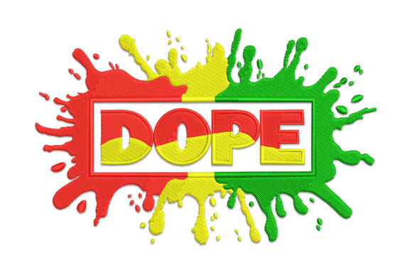 Dope: A Seasonal Embroidery Design with Character and Charm