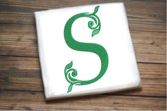Elegant Touch with S Letter Beautiful Monogram