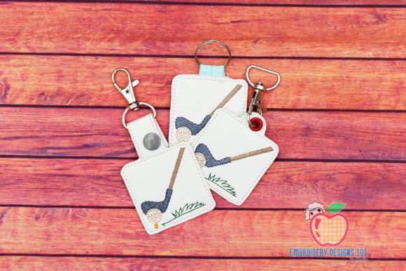 Golf Club Golf ITH Key Fob Pattern Review
