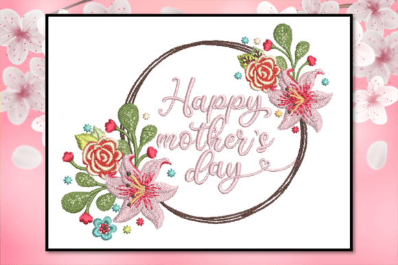 Happy Mother's Day-5x7: A Versatile Embroidery Design for Small Shop Sellers