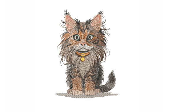 Reviewing the Maine Coon Cat Embroidery Design for Personalized Gifts